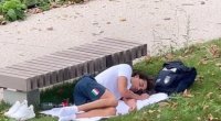 Paris-2024: Şəraitdən narazı Olimpiya mükafatçısı parkda yatdı