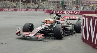 "Formula 1-də növbəti QƏZA - "Haas" pilotu səddə ÇIRPILIB