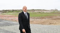 İlham Əliyev Ağdam Sənaye Parkında Divar kağızları istehsalı zavodunun AÇILIŞINDA