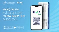 AZAL Naxçıvana aviabiletlərin onlayn alışında “SİMA İmza”nı tətbiq edir