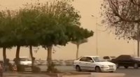 İranda qum fırtınası bir şəhərdə həyatı İFLİC ETDİ - VİDEO