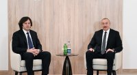 İlham Əliyev Kobaxidze ilə GÖRÜŞDÜ – FOTO/VİDEO