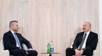İlham Əliyev Slovakiya Prezidenti ilə müzakirələr APARDI – FOTO/VİDEO