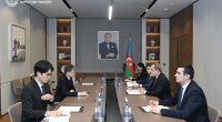 Ceyhun Bayramov diplomatik fəaliyyəti başa çatan Koreya səfirini qəbul etdi - FOTO