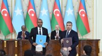 Azərbaycanla Somali arasında imzalanmış sənədlərin mübadiləsi mərasimi keçirildi - FOTO