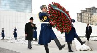 Pakistanın Baş naziri Bakıda Zəfər parkını ziyarət etdi - FOTO
