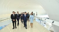 Qazaxıstanın Baş naziri Heydər Əliyev Mərkəzində - FOTO