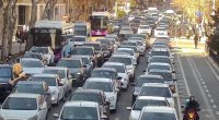 Bakıda bəzi yollarda hərəkət sürəti aşağı düşüb - FOTO