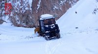 Quba-Xınalıq yolu qardan TƏMİZLƏNDİ – FOTO/VİDEO