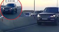"Range Rover" sürücüsü əks istiqamətdə hərəkət etdi - VİDEO