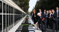 Almaniya Prezidenti Şəhidlər xiyabanını ziyarət edib - FOTO
