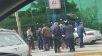 Sumqayıtda avtomobil marketə çırpıldı – FOTO
