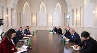 Prezident Avropa İttifaqının komissarını qəbul etdi - VİDEO