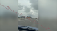 Bakı Quba yolunda AĞIR QƏZA – Yük avtomobilləri radar dirəyini aşırıb -FOTO/VİDEO