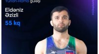 Eldəniz Əzizli Avropa çempionatında gümüş medal qazandı
