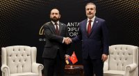Hakan Fidan Antalyada Ararat Mirzoyanla görüşdü
