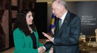 Ərdoğandan Kosovo prezidentinə: “Türkcəni gah öyrənirsən, gah unudursan...” - VİDEO