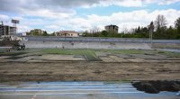 Xankəndi şəhər stadionu yenidən qurulur - FOTO