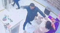 Bərdədəki gözəllik salonunda qadına hücumun YENİ VİDEOSU