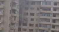 “Həzi Aslanov”un yaxınlığında BİNA YANIR – ANBAAN VİDEO