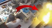 Təmirə gətirilən telefon bomba kimi partladı – VİDEO