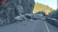 AAYDA: Qubada qaya uçan yol yolda hərəkət qısa müddətdə bərpa olunacaq