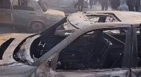 Bakıdakı yanğında 5 avtomobil külə dönüb