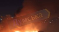Rusiya Odessanı bombaladı: Şəhər od içində yanır - VİDEO