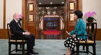 İlham Əliyev Pekində Çinin CGTN telekanalına müsahibə verdi – FOTO