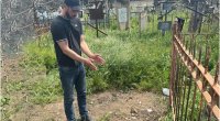 Qəbirlərdən qızıl dişlər oğurlayan şəxs TUTULDU - VİDEO