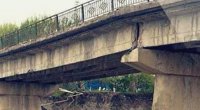 Qubada qəzalı körpünün bərpasına başlanıldı