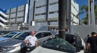 Husilərin atdığı raket İsrailin Beynəlxalq Hava Limanının yaxınlığında partlayıb - VİDEO