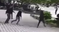 Gəncədə 2 nəfərin bıçaqlandığı davanın ANBAAN VİDEOSU