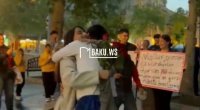 Bakının mərkəzində maraqlı EVLİLİK TƏKLİFİ - VİDEO