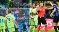 “Barselona”nın futbolçusu “İnter”in müdafiəçisinə TÜPÜRDÜ - VİDEO