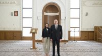 İlham Əliyev və Mehriban Əliyeva Şuşanın Daşaltı kənd məscidinin açılışında - FOTO/VİDEO
