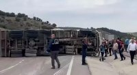 Türkiyədə ağır qəza: Ölənlər var - FOTO