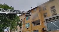 Sumqayıtda yaşayış binasında YANĞIN: Sakinlər təxliyə edildi - VİDEO