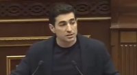 Köçəryanın oğlu Ermənistan parlamentində DAVA SALDI - VİDEO