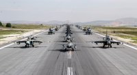 Təyyarələrimiz beynəlxalq təlimdə "fil yürüşü" etdilər - FOTO