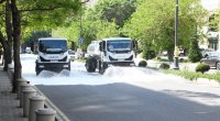 Bakının 551 küçəsi yuyulub - FOTO