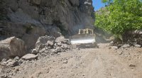 Ordubadda qaya uçqunu – YOL BAĞLANDI - FOTO