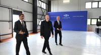 İlham Əliyev “LATIFA” Laçın tikiş fabrikinin açılışında - FOTO/VİDEO
