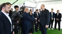 Prezident Laçının Bəylik kəndinə köçən sakinlərlə görüşdü – FOTO/VİDEO