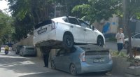 "Prius"ların iştirakı ilə qəribə QƏZA