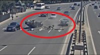 Bakıda piyada məsuliyyətsizliyi ağır qəzaya SƏBƏB OLDU – ANBAAN VİDEO