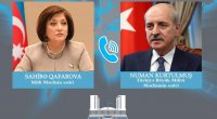 Sahibə Qafarova Numan Kurtulmuşu TƏBRİK ETDİ