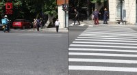 Bizim.Media-nın qaldırdığı məsələ HƏLLİNİ TAPDI – Təhlükə yaradan piyada zolağı YENİLƏNDİ – FOTO/VİDEO