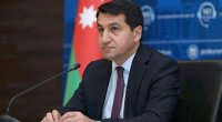 Hikmət Hacıyev diplomatların Laçın səfəri ilə bağlı paylaşım etdi - VİDEO