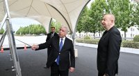 Prezident Bakı-Qazax yolunda görülən işlərlə tanış oldu - FOTO